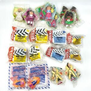 Lot of 20 Sealed Vintage 1992 McDonald's Happy Meal Toys (Cabbage Patch, Tonka)